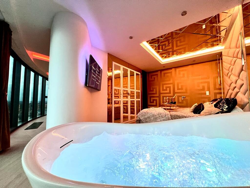 Jacuzzi z panoramicznym widokiem